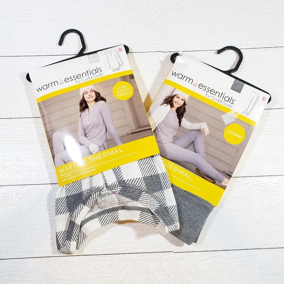 Cuddl Duds Intimates & Sleepwear Cuddl Duds Warm Essentials Waffle